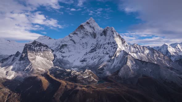 Ama Dablam Mountain. Himalaya, Nepal, Stock Footage | VideoHive