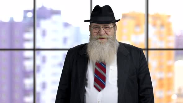 Rich Old Man with Long Beard alt