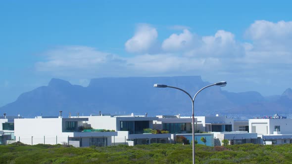 A View of the Table Mountain in Cape Town South Africa alt