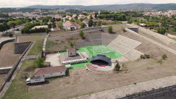 Fort of Sao Neutel, medieval fort used as multipurpose facility, Chaves, Portugal alt
