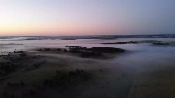 5 Morning Fogs In The Fields