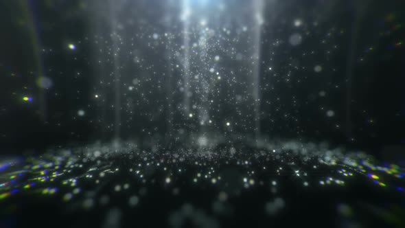 Falling Glittering Particles 03