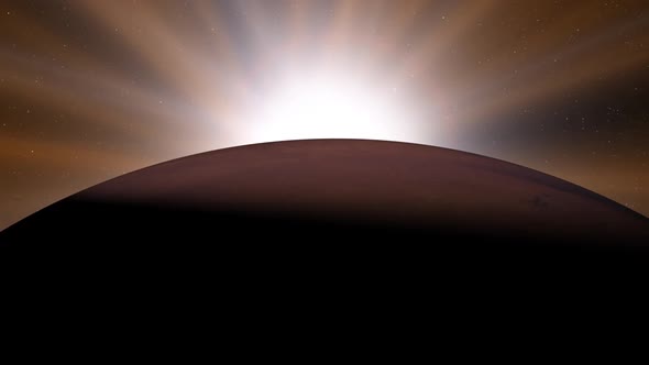 Sunrise Over Mars