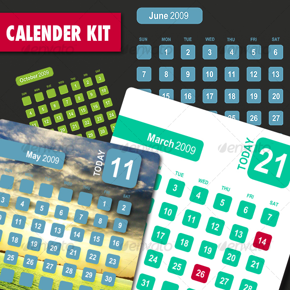 Calendar Kit - Miscellaneous Print