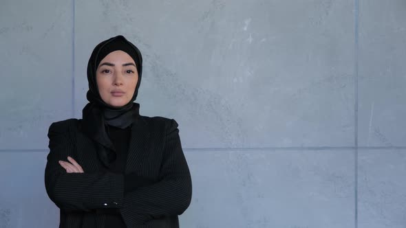Young Muslim Business Woman in Hijab