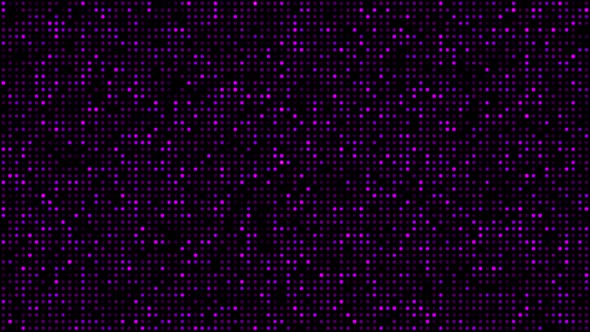4k Flashing Purple Dots