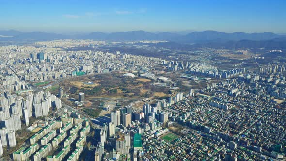 Time lapse of Seoul city in South Korea
