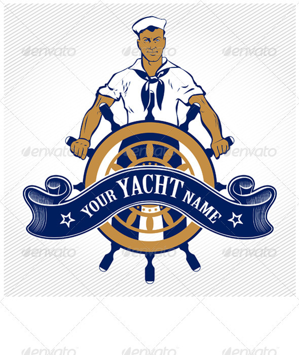 Sailor Ship Wheel Man