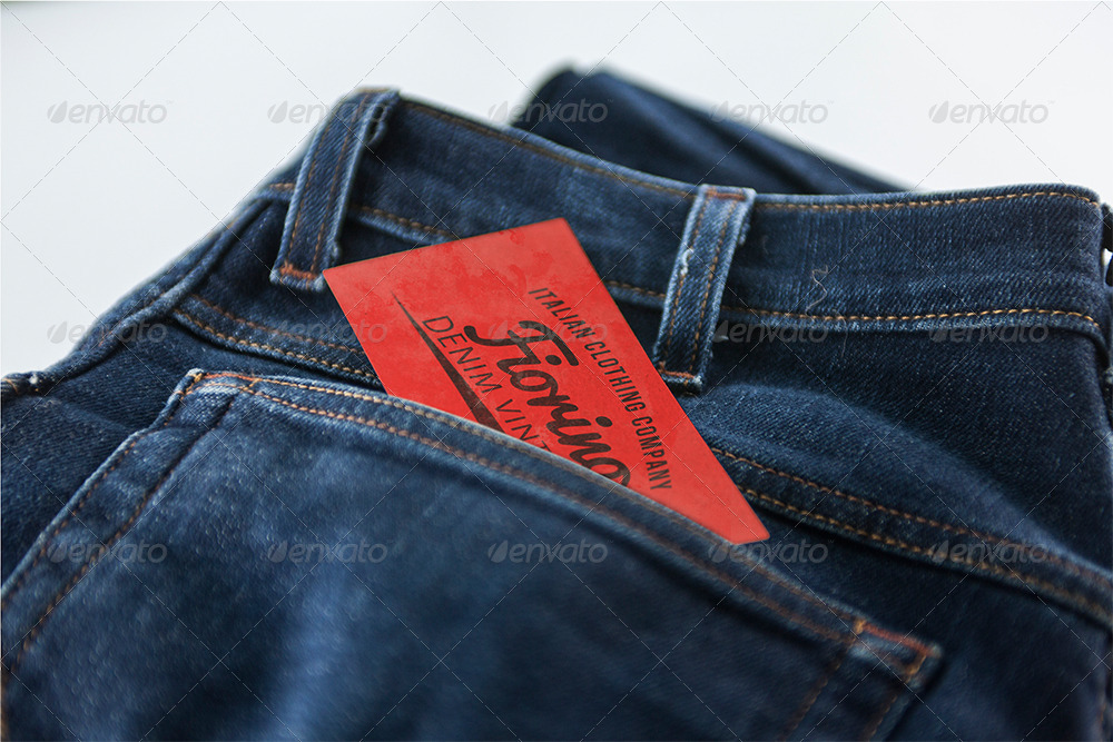 Jeans Label Mockup by Kahuna_Design | GraphicRiver