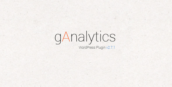 gAnalytics - Google Analytics WordPress Plugin - CodeCanyon Item for Sale