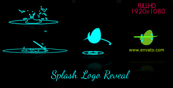 Water Splash Logo Reveal