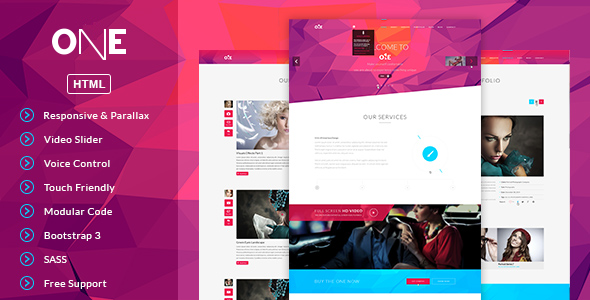Incredible ONE- HTML Template