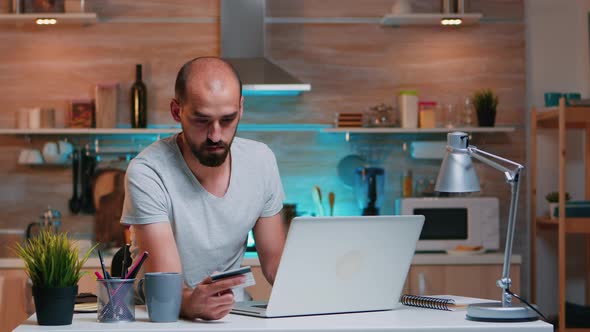 Freelancer Making Transaction Using Credit Card alt