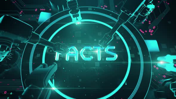 Alternative Facts with Digital Technology Hitech Concept alt