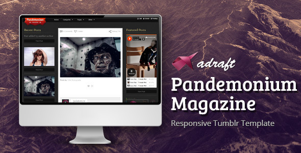 Pandemonium Magazine - ThemeForest 852454