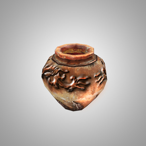 Low Poly Pottery - 3Docean 8157606
