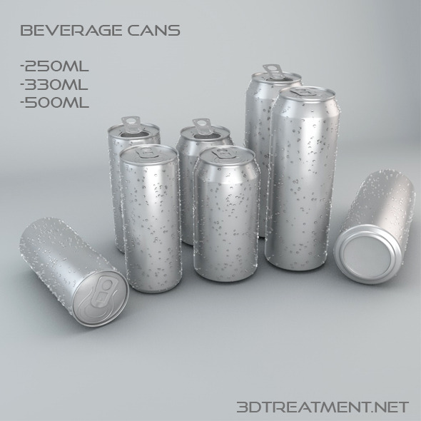 Beverage Cans In - 3Docean 8158176