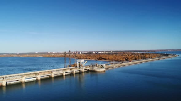 Novosibirsk hydroelectric power plant station