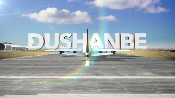 Commercial Airplane Landing Capitals And Cities   Dushanbe