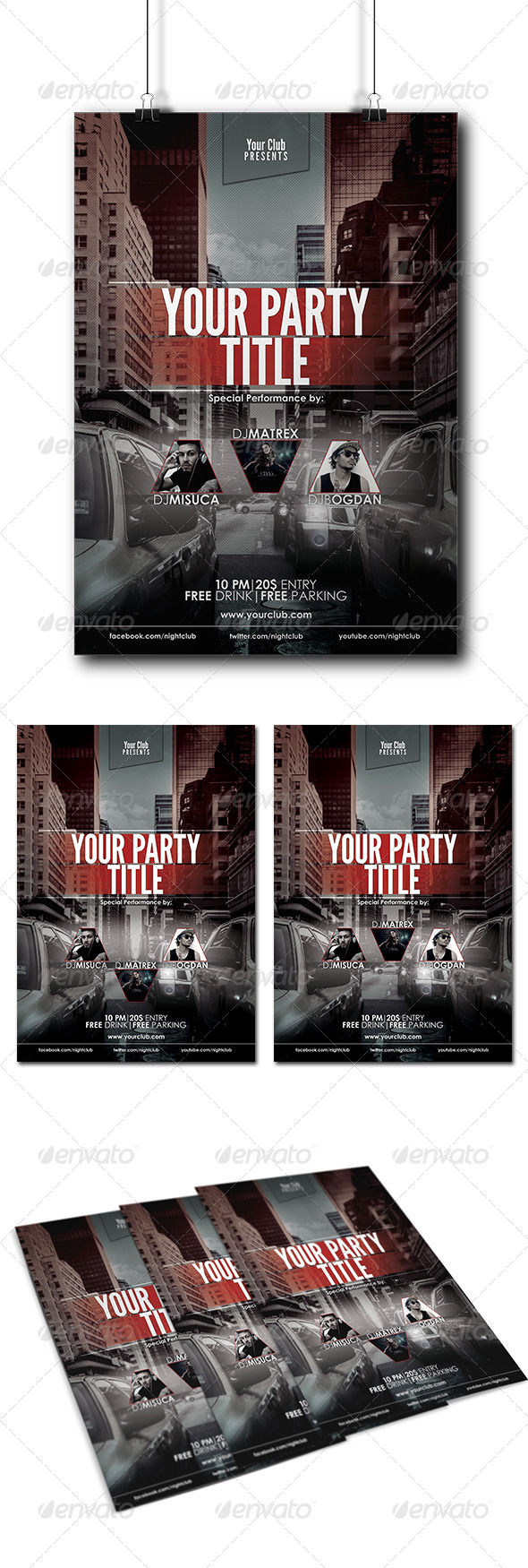 Event/Club Party Flyer/Poster - Clubs & Parties Events