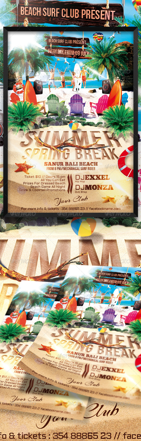 Summer Spring Break Flyer