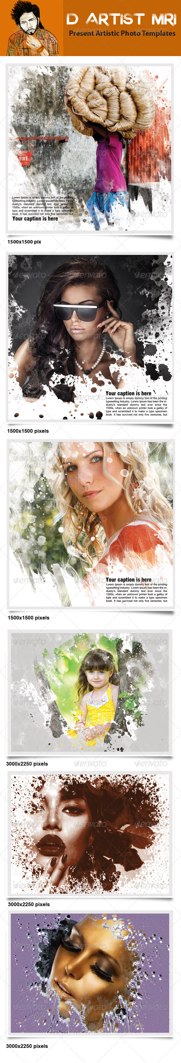 Artistic Photo Templates - Photo Templates Graphics
