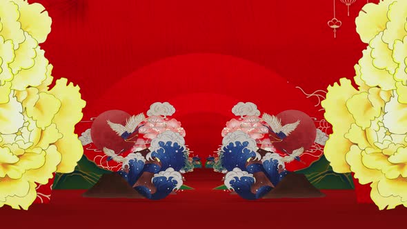 Traditional Chinese New Year Cartoon Motion Graphic