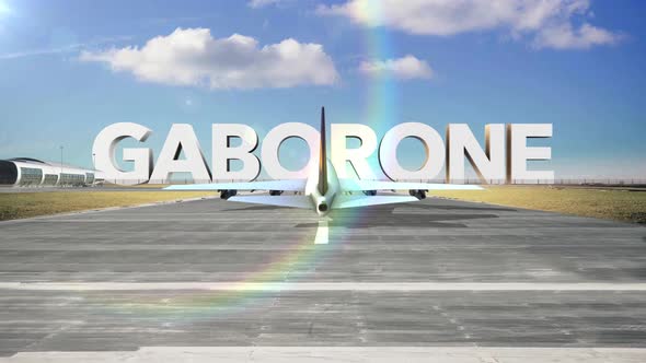 Commercial Airplane Landing Capitals And Cities   Gaborone