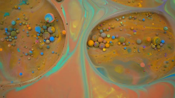  Various Liquid Paints Mixing