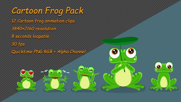 Cartoon Frog Pack