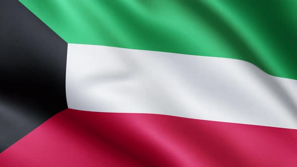 Flag of Kuwait | UHD | 60fps alt
