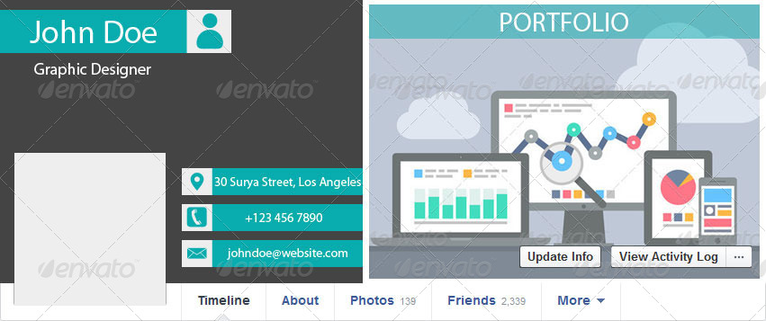 Banyumas Facebook Timeline Cover V2, Web Elements | GraphicRiver