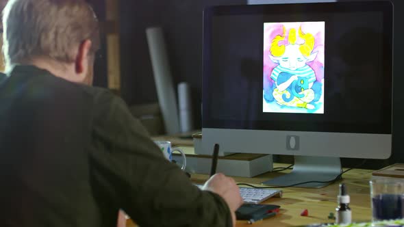 Creating Digital Images with Drawing Tablet alt