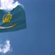 Astrakhan Oblast Flag (Russia) On Flagpole 