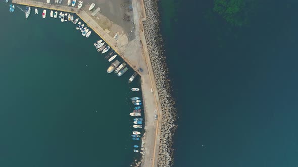 Traditional Fisherman Harbor at Sunrise alt