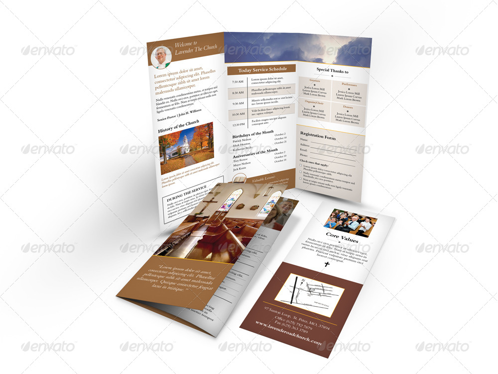 Church Trifold Brochure, Print Templates | GraphicRiver