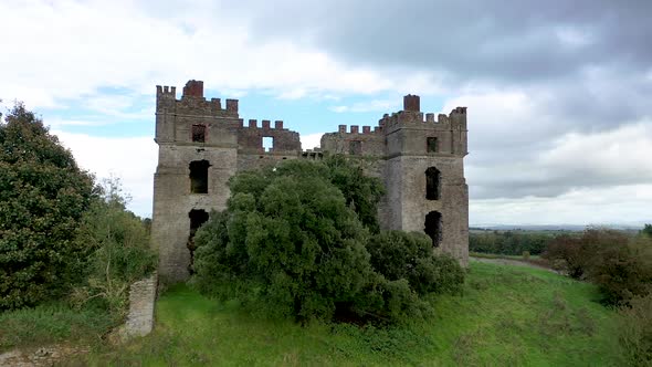 The Remains of Raphoe Castle in County Donegal Ireland, Stock Footage