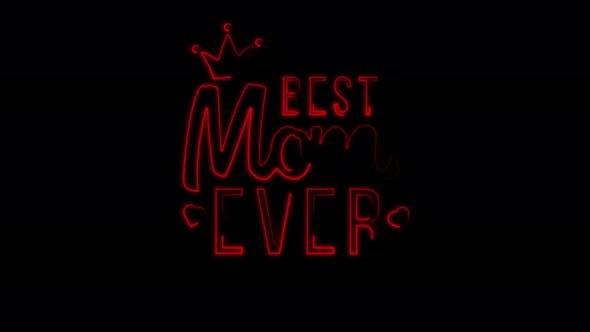 Happy Mother's Day or Birthday gift, pink roses, and placing Best Mom Ever greeting card alt