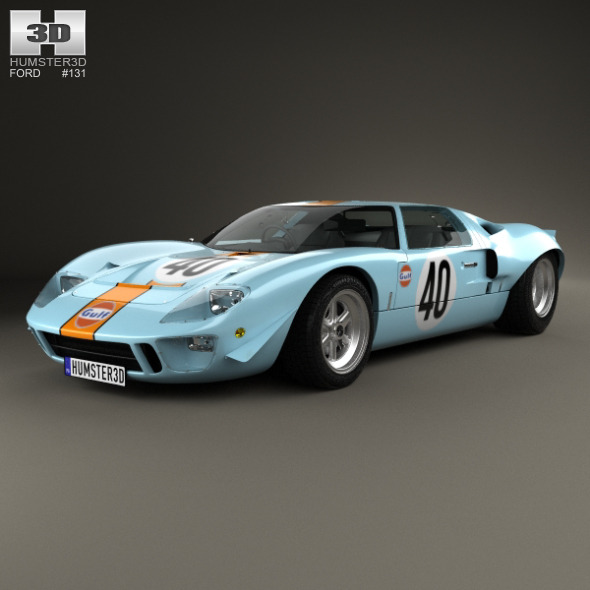 Ford GT40 1968 - 3DOcean Item for Sale