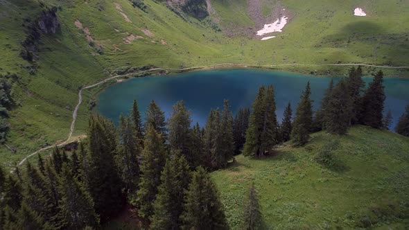 Lac Lioson A Beautiful Secluded Mountain Lake in Switzerland alt
