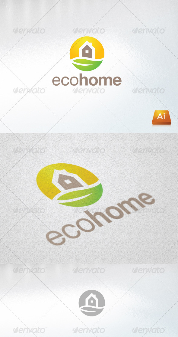 ecohome - Abstract Logo Templates