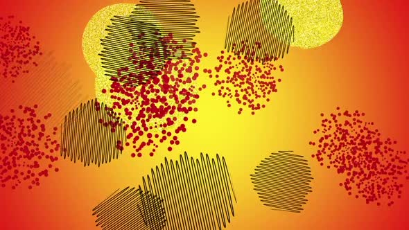 Abstract Background Orange black and red and yellow alt