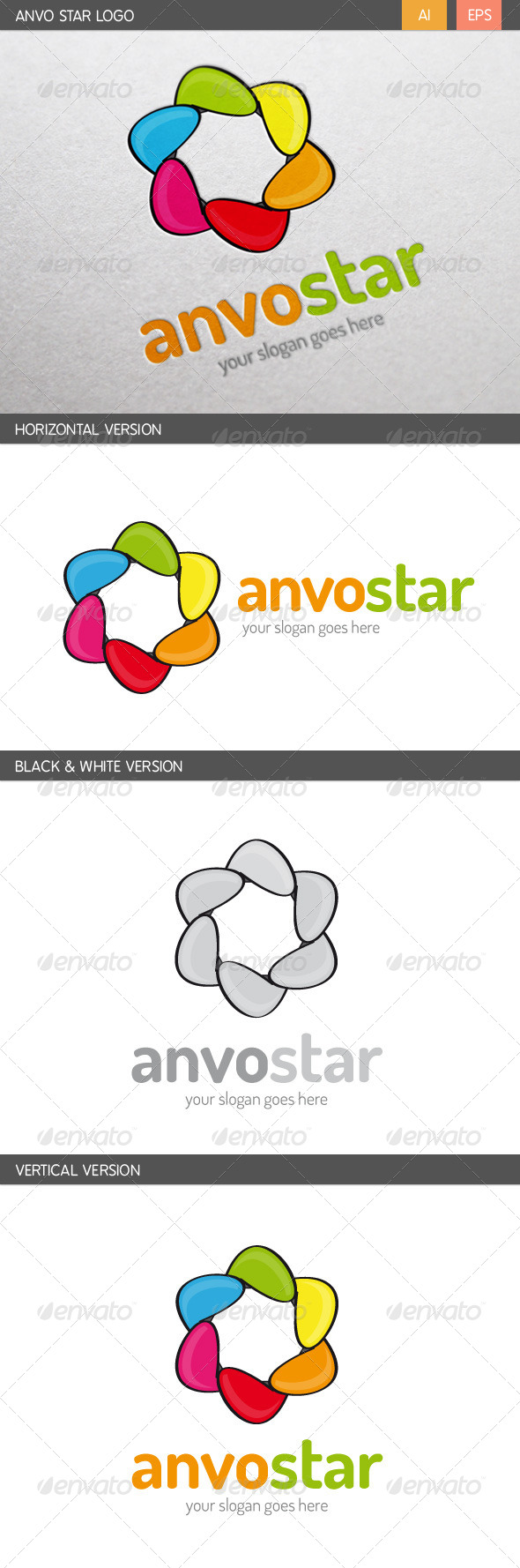 Anvo Star Logo