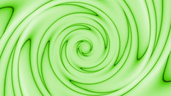 Green Glowing Twirl Background Animation