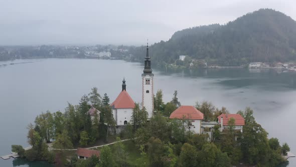 View over of Bled Island 