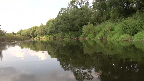 Usvyacha River. Flows Into The River Western Dvina. 2 alt