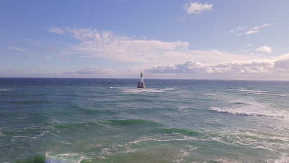 Rattray Head and the Lighthouse on the North East Scottish Coastline alt