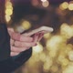 Woman Hands with Smartphone in the Night City  - VideoHive Item for Sale