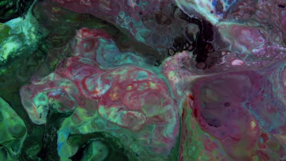 Abstract Colorful Sacral Liquid Waves Texture 15 alt