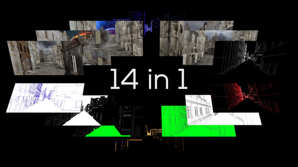 Apocalypse City Pack 14 in 1 alt